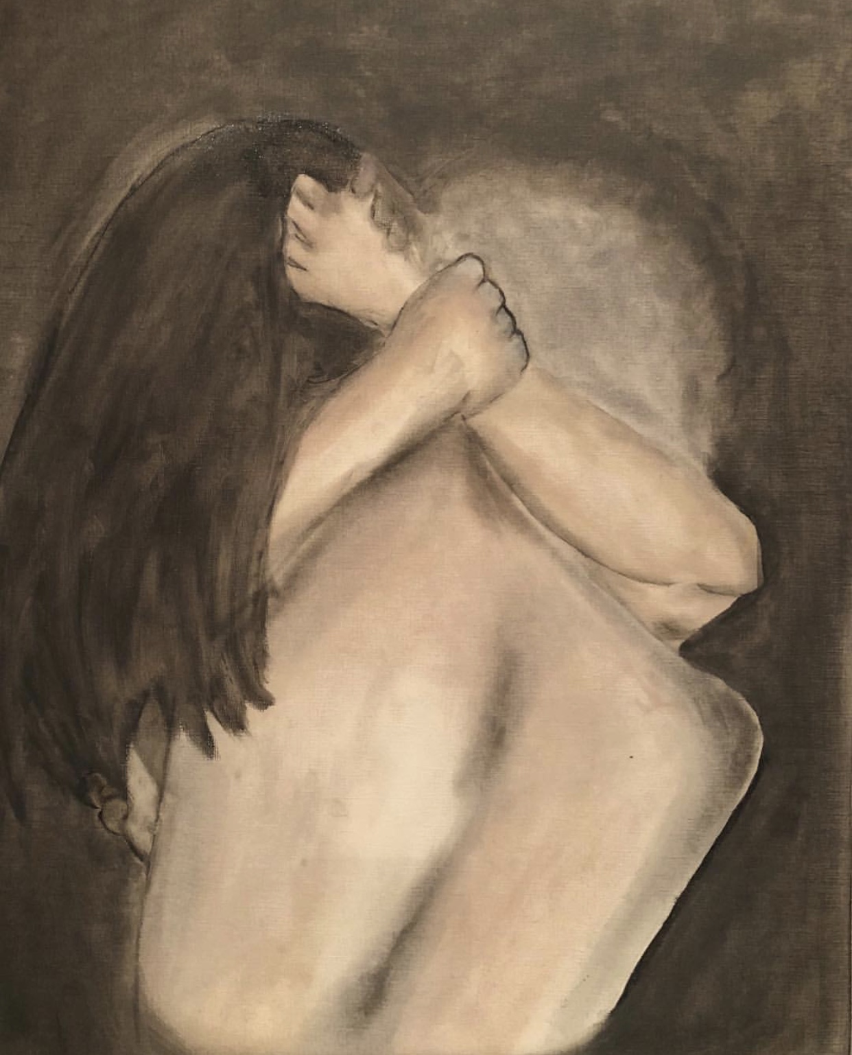 The Hug — Secret Thoughts, by Ludmila Lobo